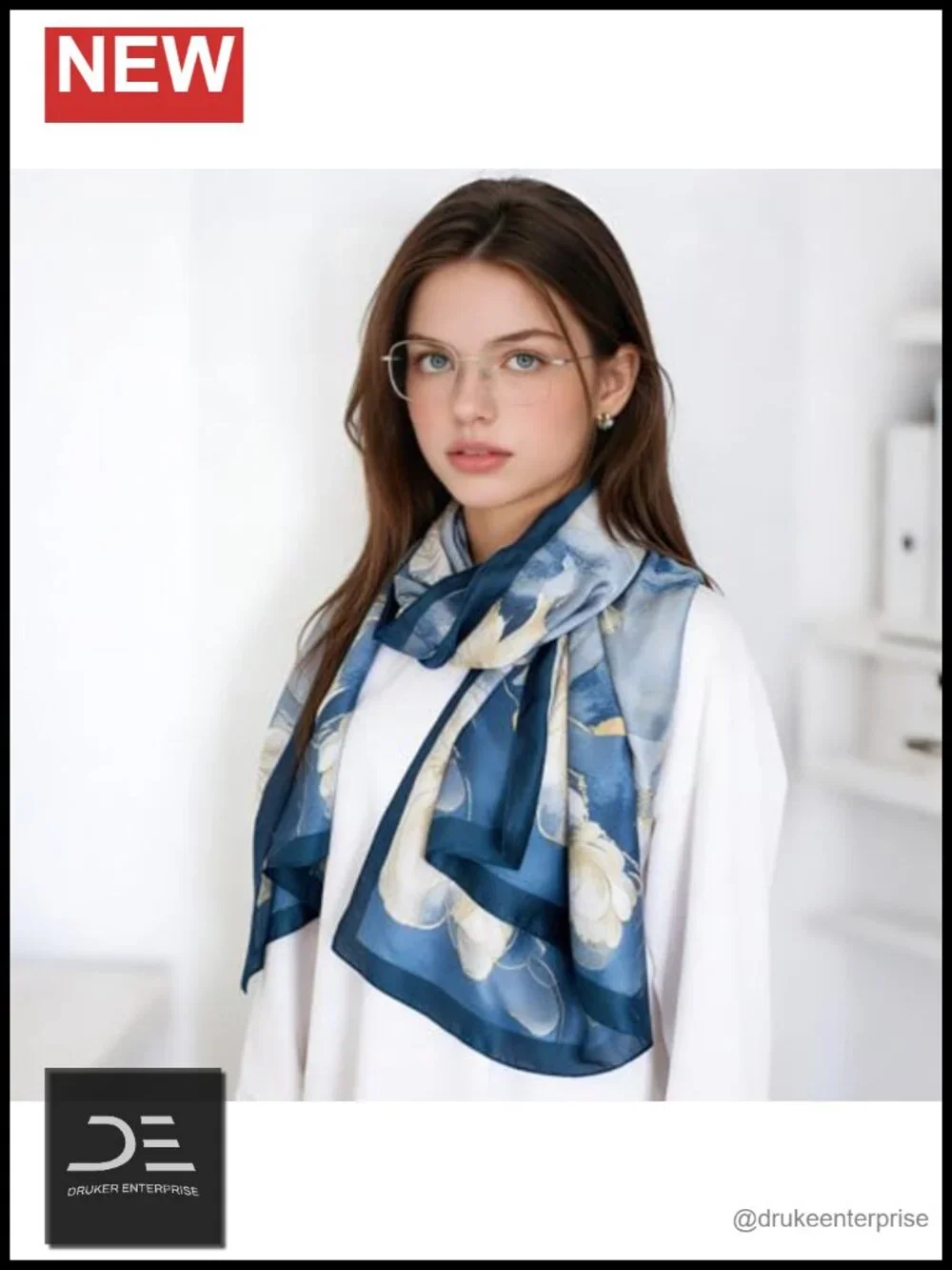 Large Lightweight Silk Feeling Polyester Satin Scarf Shawl Wraps for Women